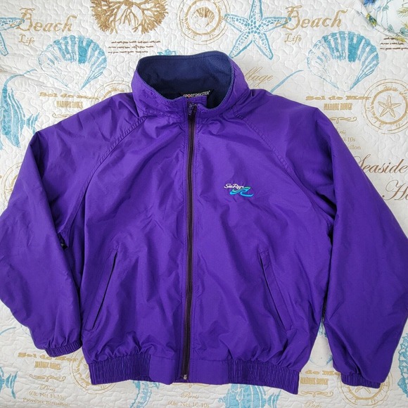 Sportsmaster Other - 90s Sea Ray Boats Royal Purple Windbreaker Jacket Size 2X